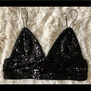 Sequin bralette